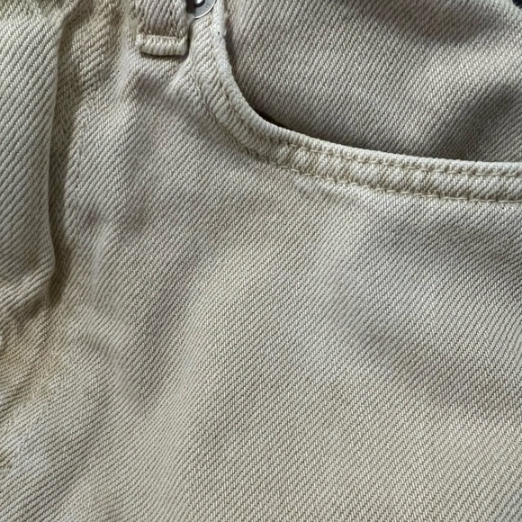 WEEKDAY ROWE Extra High Straight Jeans Tinted Ecru - Picture 13 of 13